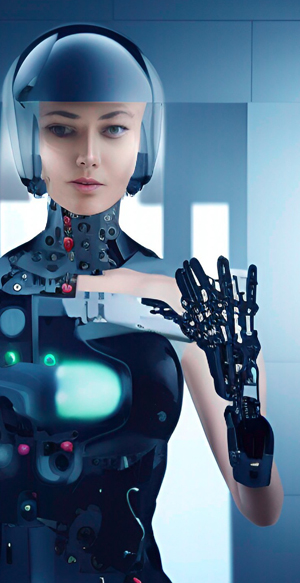 cyborg woman